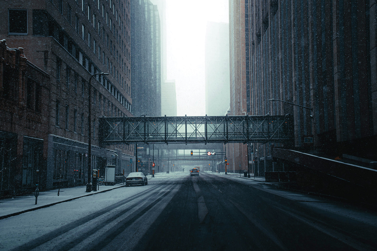 Minneapolis Minnesota In The Snow 4X6