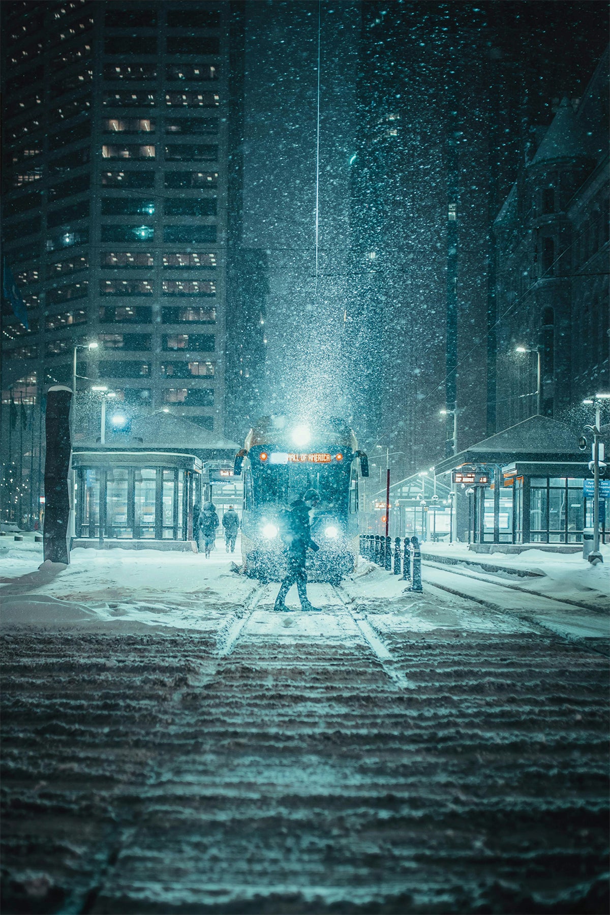 Minneapolis Minnesota In The Snow Multi-Pack 4X6