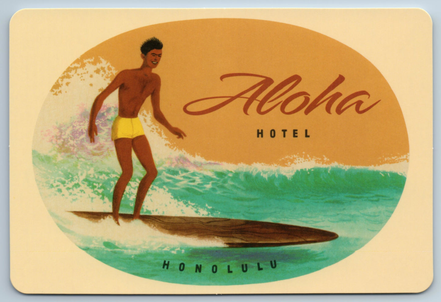 Aloha Hawaii - Waikiki - Vintage Hawaiian Art - Box Set of 10 Hawaii Postcards