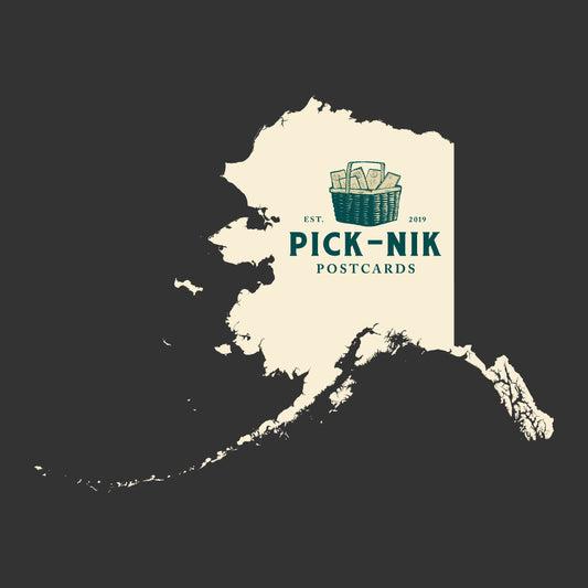 Alaska Pick-Nik Basket Surprise Unused 4X6 Postcards