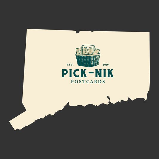 Connecticut Pick-Nik Basket Surprise Unused 4X6 Postcards