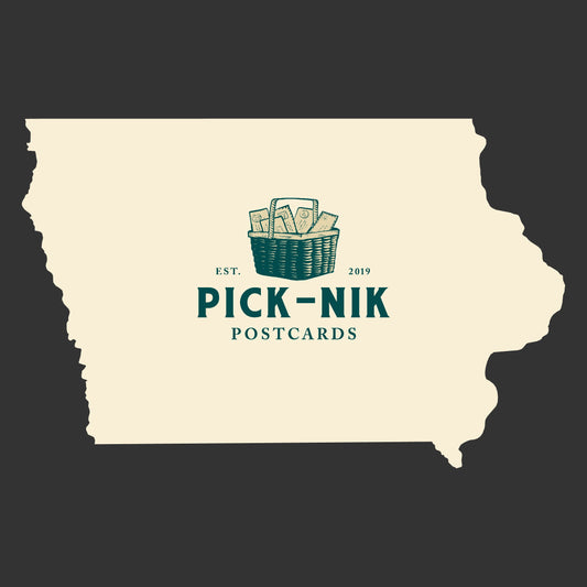 Iowa Pick-Nik Basket Surprise Unused 4X6 Postcards