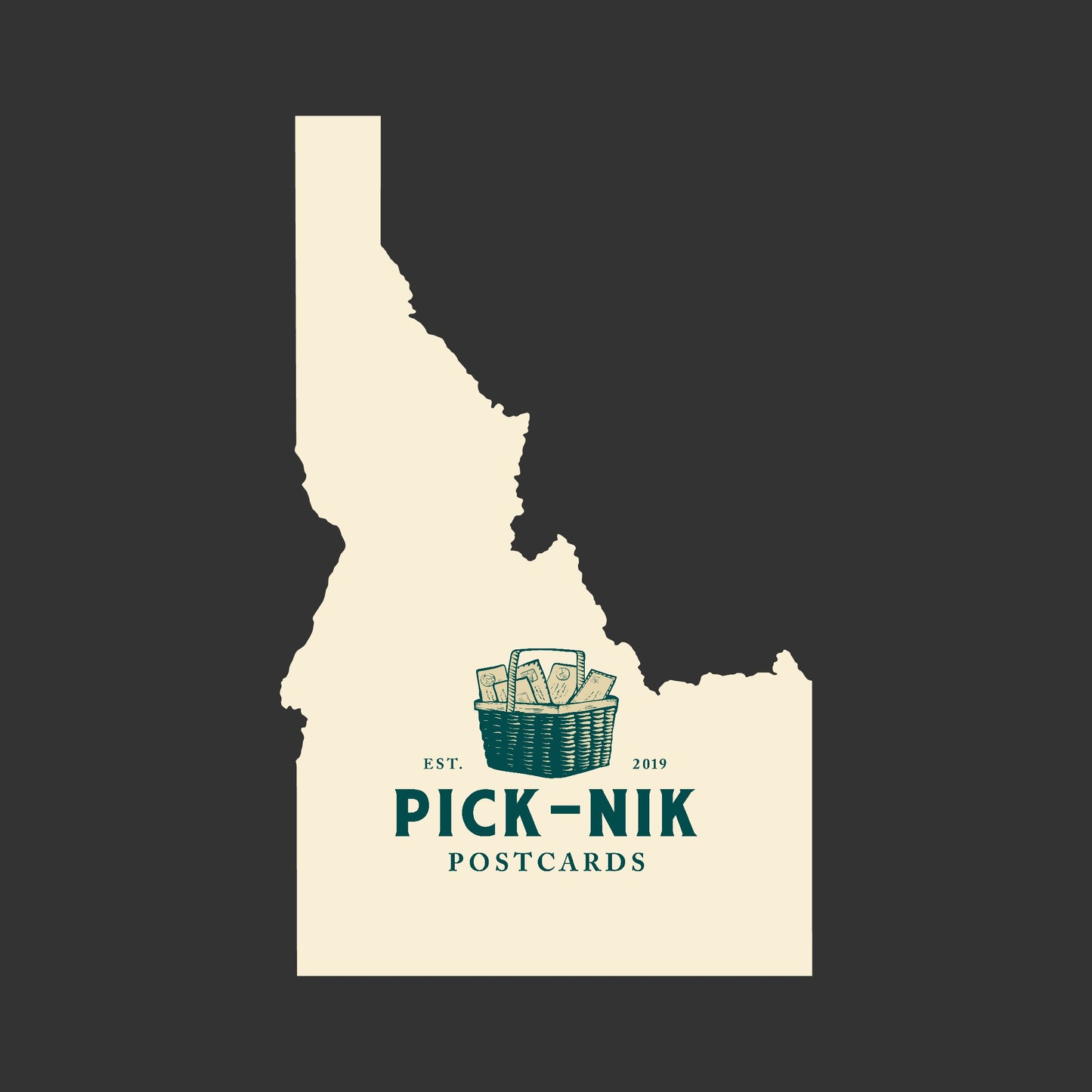 Idaho Pick-Nik Basket Surprise Unused 4X6 Postcards