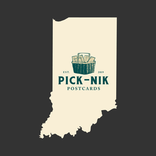 Indiana Pick-Nik Basket Surprise Unused 4X6 Postcards