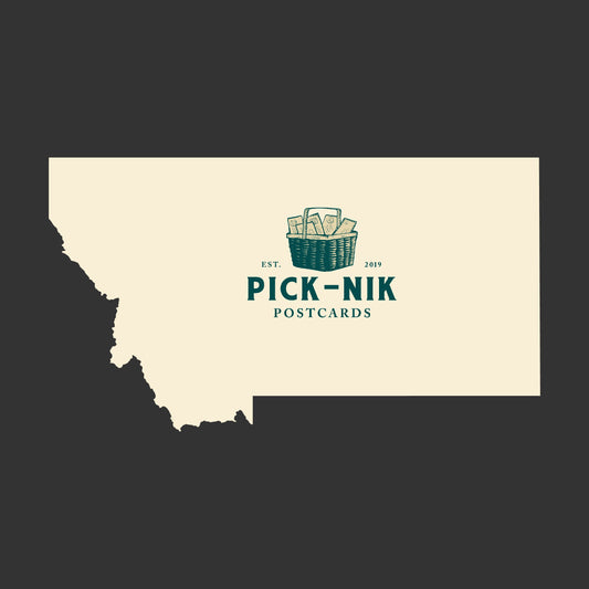 Montana Pick-Nik Basket Surprise Unused 4X6 Postcards