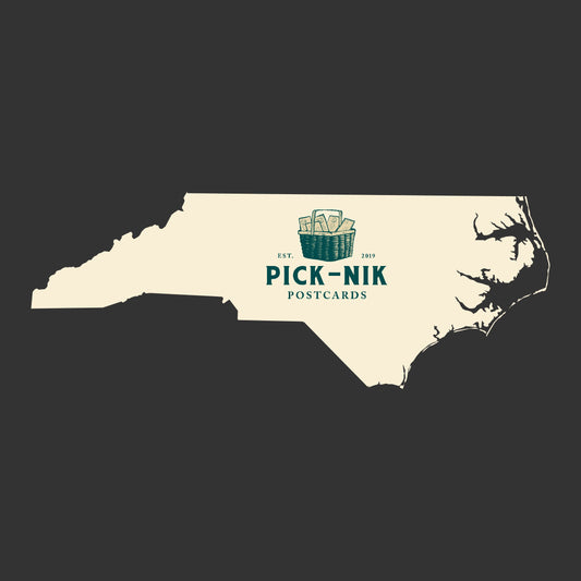 North Carolina Pick-Nik Basket Surprise Unused 4X6 Postcards