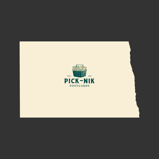 North Dakota Pick-Nik Basket Surprise Unused 4X6 Postcards