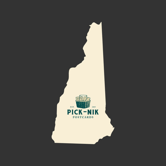 New Hampshire Pick-Nik Basket Surprise Unused 4X6 Postcards