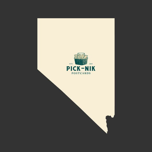 Nevada Pick-Nik Basket Surprise Unused 4X6 Postcards