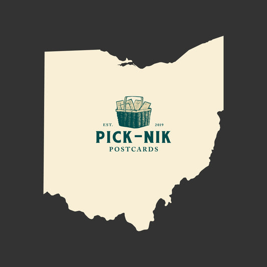 Ohio Pick-Nik Basket Surprise Unused 4X6 Postcards