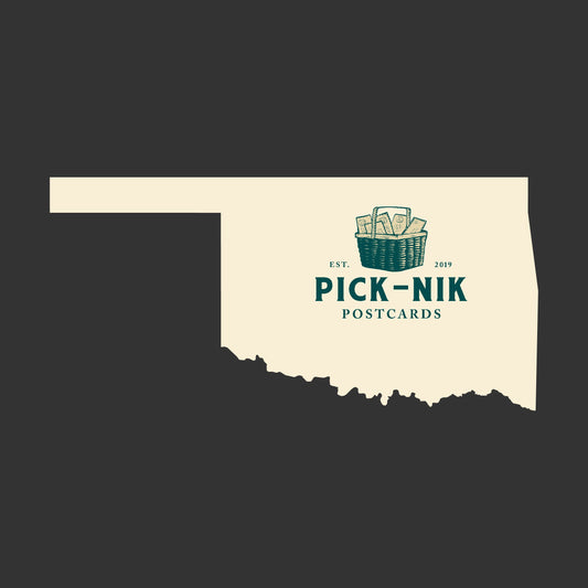 Oklahoma Pick-Nik Basket Surprise Unused 4X6 Postcards