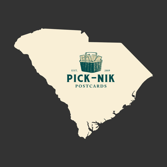 South Carolina Pick-Nik Basket Surprise Unused 4X6 Postcards