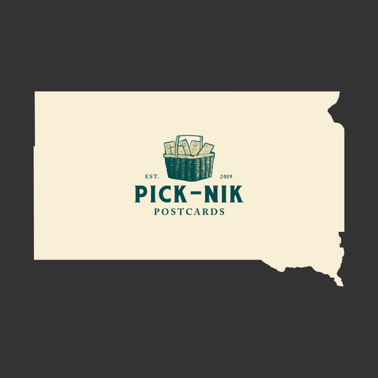 South Dakota Pick-Nik Basket Surprise Unused 4X6 Postcards