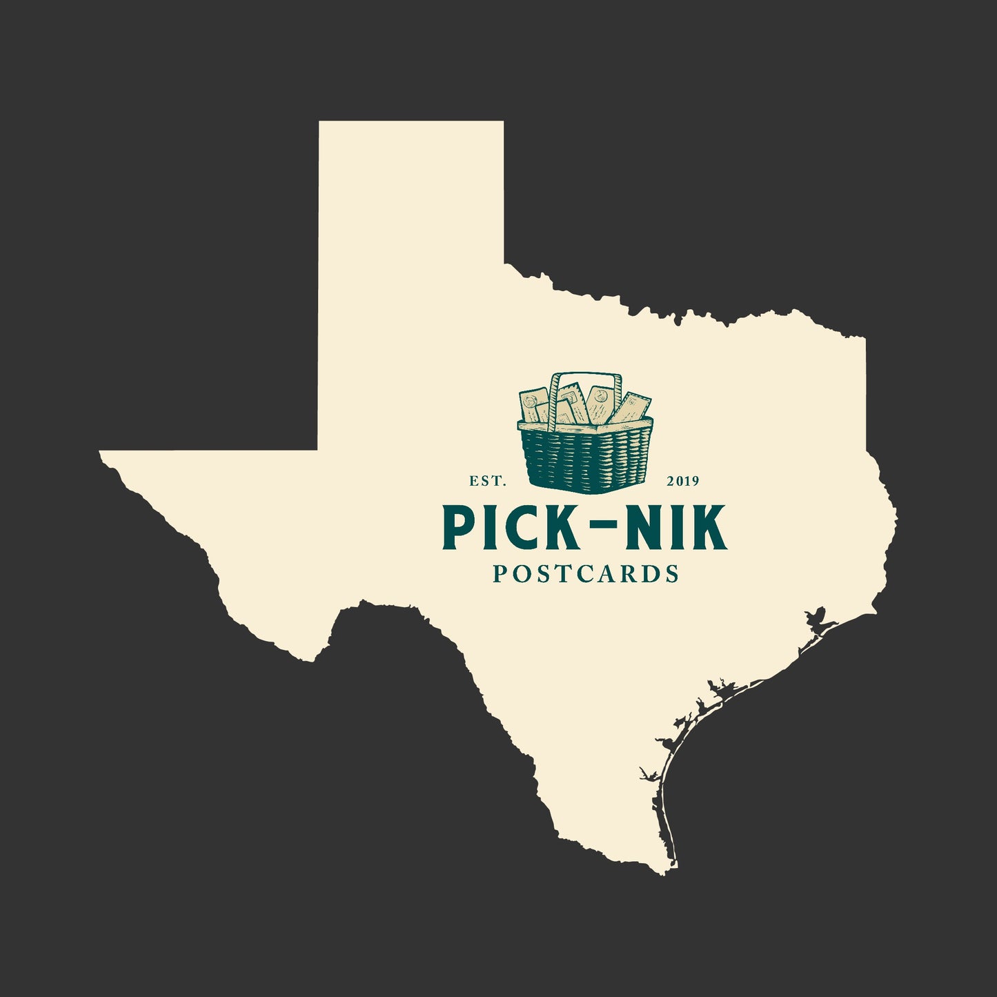 Texas Pick-Nik Basket Surprise Unused 4X6 Postcards