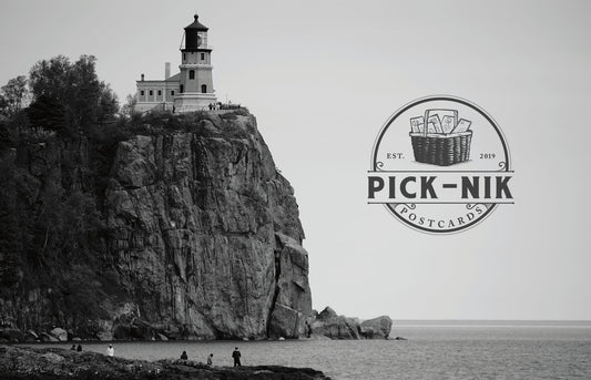 Split Rock Lighthouse Minnesota Pick-Nik Postcards Advertisement Postcards