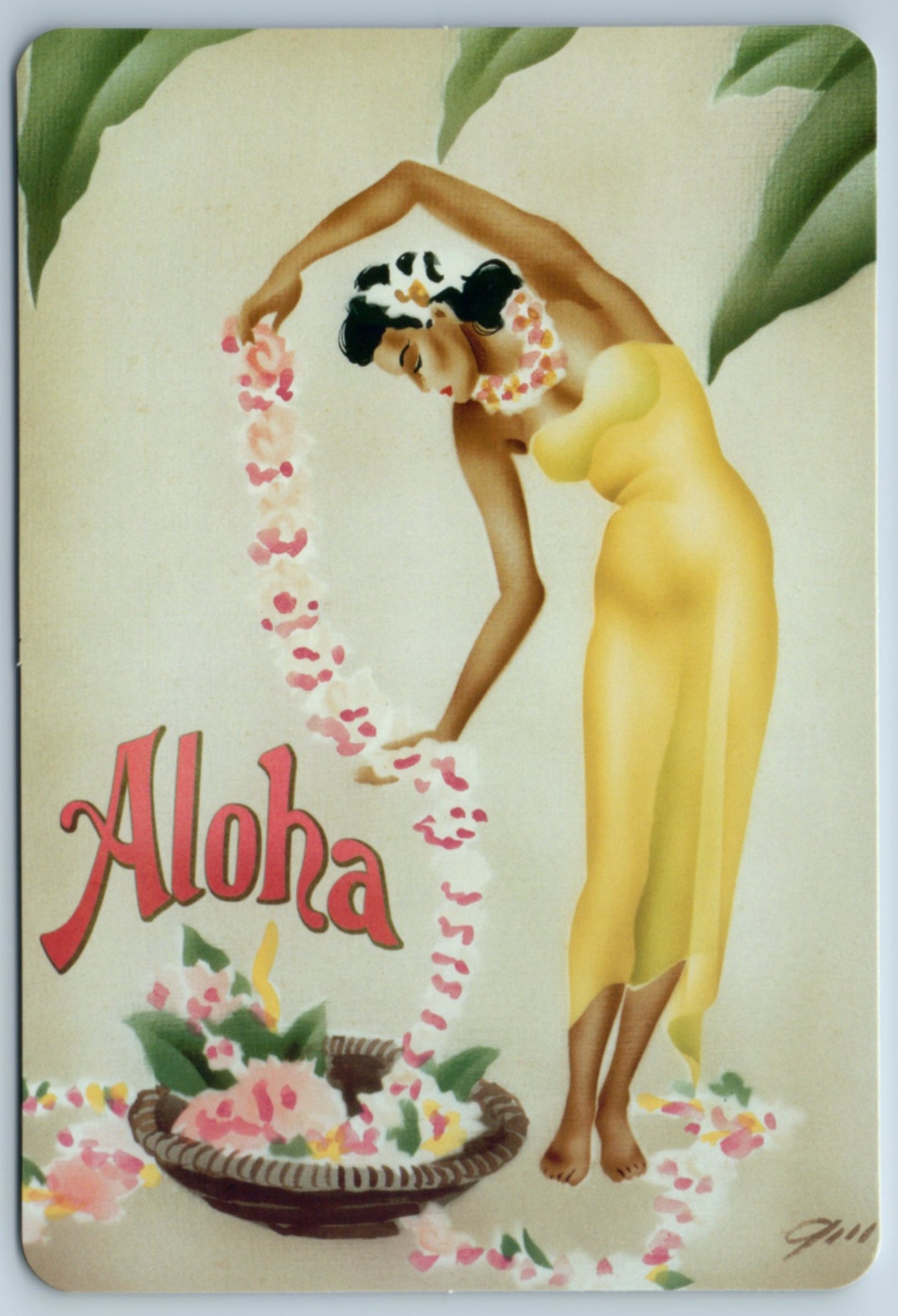 Aloha Hawaii - South Seas - Vintage Hawaiian Art - Box Set of 10 Hawaii Postcards